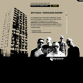 Website in flash per la rock band partenopea 'A67, con contenuti gestibili da pannello di controllo.
Il sito ha vinto il Premio Speciale Spettacolo al Premio Web Italia 2007.
Tecnologie: flash - php - MySQL - xhtml - css.